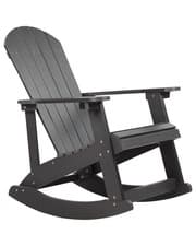 Image of Garden Rocking Chair ADIRONDACK Dark Grey