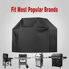 Image of Heavy Duty BBQ Grill Cover Waterproof Outdoor Barbecue Gas Smoker Protector