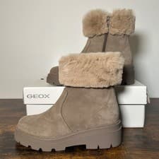 Image of Geox Womens D Felleny G Ankle Boot Taupe Beige 5 UK / EU 38