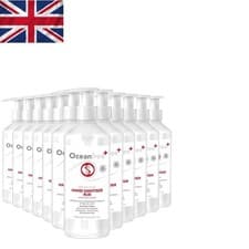 Image of Surgical Grade 80% Alcohol Hand Sanitiser - 12x 500ml Pump Bottles, Unscented
