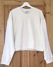 Image of Women’s Adidas Cream White Sweatshirt Size 14 BNWT