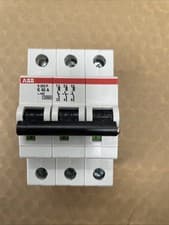 Image of ABB System M Pro S200 MCB Circuit Mini Circuit Breaker 3P 40 A 10 Ka Curve