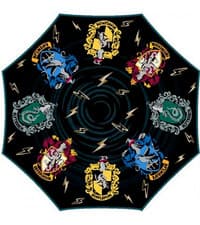 Image of Harry Potter Hogwarts Houses Color Changing Umbrella. Licensed New with Tag
