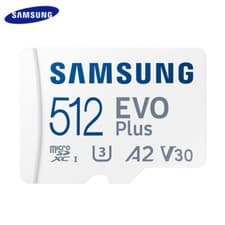 Image of 512GB Samsung EVO Plus Micro SD Memory Card SDXC UHS-I U3 A2 Class 10 130MB/S