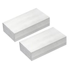Image of 2pcs Square Aluminum Flat Bar 1" Thickness 2" Width 4" Length