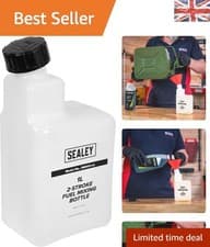 Image of Precision 1L 2-Stroke Oil and Fuel Mixing Bottle - Easy Use with Ratio Markings