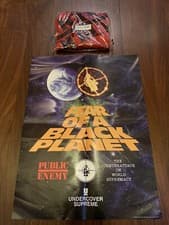Image of Supreme x Undercover - Public Enemy - (DEADSTOCK) Blow Your Mind Tee + Poster
