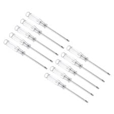 Image of 10pcs 3.0mm Flat Head Mini Slotted Screwdriver with Clear Handle