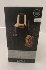 Image of BarCraft Stainless Steel Cocktail Shaker, Jigger & Strainer Black
