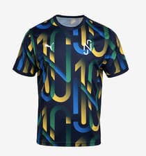 Image of Puma Men Neymar Jr Hero Jersey Training Navy Tee Top Casual T-Shirt 60555106