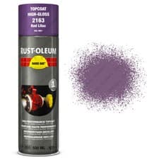 Image of Rust-Oleum Hard Hat Aerosol Spray Paint 500ml Red Lilac