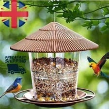 Image of Hanging Wild Bird Feeder Feeding Station Seed Nut Garden Birds Seed Dispenser