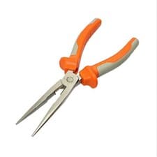 Image of 6 inch Long Nose Pliers Heavy Duty Snipe End Plier Large Needle Nosed Pliers