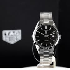 Image of TAG Heuer Carrera Men's Black Watch WV211B.BA0787 Boxed Unworn 1 Year Warranty