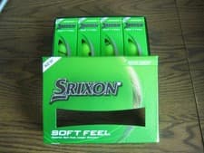 Image of 2 dozen BRAND NEW Srixon Soft Feel golf balls Brite Green