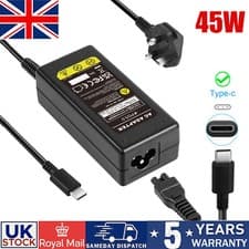 Image of 45W USB C Type C AC Power Adapter Charger For HP TPN-LA19 L43407-001 L64297-002