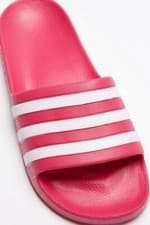 Image of ADIDAS ADILETTE UNISEX AQUA SLIDES / SLIDERS – PINK AND WHITE – SIZE 4 – BNIB