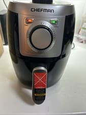 Image of Chefman TurboFry 2-Litre Air Fryer, Compact Size, Dishwasher-Safe RJ38-2LM-UK