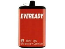 Image of Eveready S4682 PJ996 6V Lantern Battery EVES4682