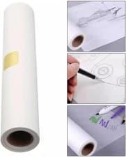 Image of Tracing Paper Roll 25 Metres – 63/93/115gsm | 2" Core | Art, Drafting, Sewing