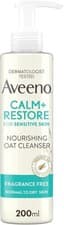 Image of Aveeno face calm + restore nourishing oat cleanser 200ml UK Free & Fast Delivery