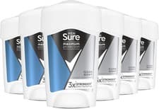 Image of Sure Men Maximum Protection Clean Scent Antiperspirant Deodorant Cream Stick FRE