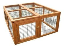 Image of BUNNY BUSINESS FULLY FOLDING UNIVERSAL RABBIT / GUINEA PIG RUN ATTACHING RUNS