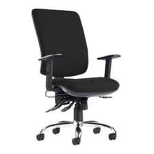 Image of Senza Ergonomic Asynchro Task Chair, Black