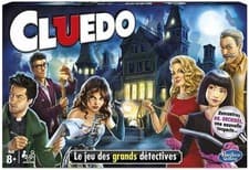 Image of Cluedo Board Game French Version Hasbro Gaming Mystery Detective Game