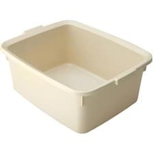 Image of Addis Extra Large Washing Up Bowl 12 Litre Rectangular Belfast Butler - Linen