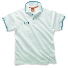 Image of Scruffs Vintage Polo - White - Small - 100% Cotton - Brand New