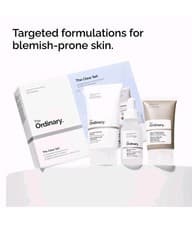 Image of The Ordinary Clear Skincare Set Three-Piece Essentials