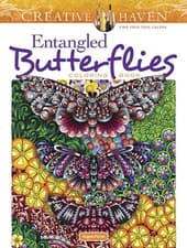 Image of Creative Haven Entangled Butterflies Coloring Book - Paperback / softback NEW Po