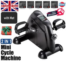 Image of Mini Exercise Bike Pedal Exerciser Machine Foot Leg&Arm Recovery Peddle w/ LCD