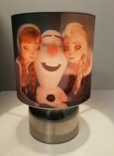 Image of Frozen Ana, Elsa and Olaf 2 Touch lamp -3 settings Girls bedroom night light