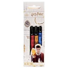 Image of Harry Potter Gel Ink Pens 4 In Pack Stationery Pens Home School Office Use New