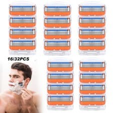 Image of Gillette Fusion 5 Power Razor Blades 16/32x Cartridges Brand New Upgrade Sealed