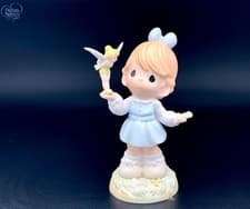 Image of Precious Moments Disney Tinker Bell 💚 Figurine Enesco Showcase Peter Pan Fairy