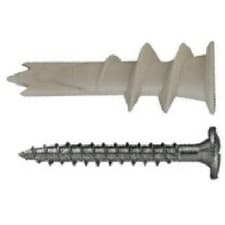 Image of FISCHER NYLON SELF DRILL PLASTERBOARD CAVITY WALL FIXINGS. Plugs & Screws. Driva