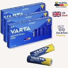 Image of VARTA AA Industrial Pro Alkaline Batteries LR6 - Bulk Buy Option