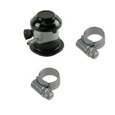 Image of Gas Regulators For All Bottles LPG Propane Butane Low Pressure inc 2 Hose Clips