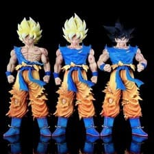Image of Dragon Ball Z Super Saiyan Goku Namek Figure 11" PVC Statue Remastered 1/6 Model
