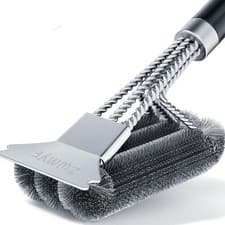 Image of ZWMYF BBQ Grill Cleaning Brush&Scraper – Barbecue Wire Brush for Grill– 18.3'...