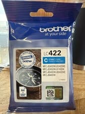 Image of Brother Original LC422C Cyan Ink Cartridge