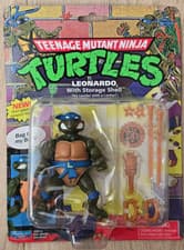 Image of Teenage Mutant Ninja Turtles Leonardo With Storage Shell Action Figure