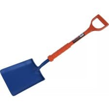 Image of Insulated Square Mouth Shovel Carbon Steel Head &Bs Standard Shaft & Grip CT2643