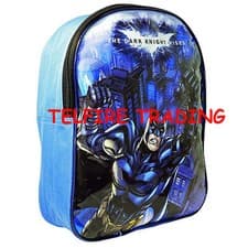 Image of BATMAN JUNIOR BACKPACK THE DARK KNIGHT RISES CHILDS KIDS RUCKSACK SCHOOL BAG NEW