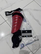 Image of Adidas Predator Club Shin Pads / Guards Men’s Size Large Brand New Red / Black
