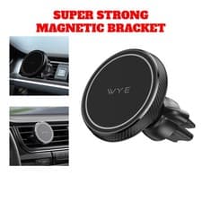 Image of WYE Car Magnetic Strong Phone Holder Universal Mount Bracket Air Vent Fan UK