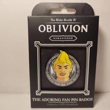 Image of The Elder Scrolls IV Adoring Fan Limited Edition Enamel Pin Official Lapel Badge